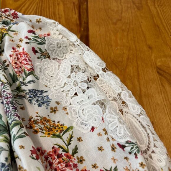 FARM RIO Delicate Forest Scarves Mini-Dress Women’s Size MED - Picture 8 of 16